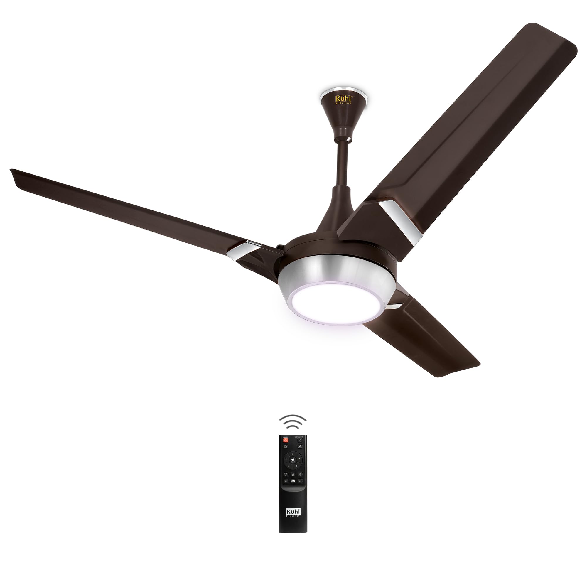 Kuhl Juwel J3 1200 Mm 65% Power Saving Bldc Ceiling Fan | Bee 5 Star Rated & Isi Marked | High Air Flow | 5 Year Warranty On Mot