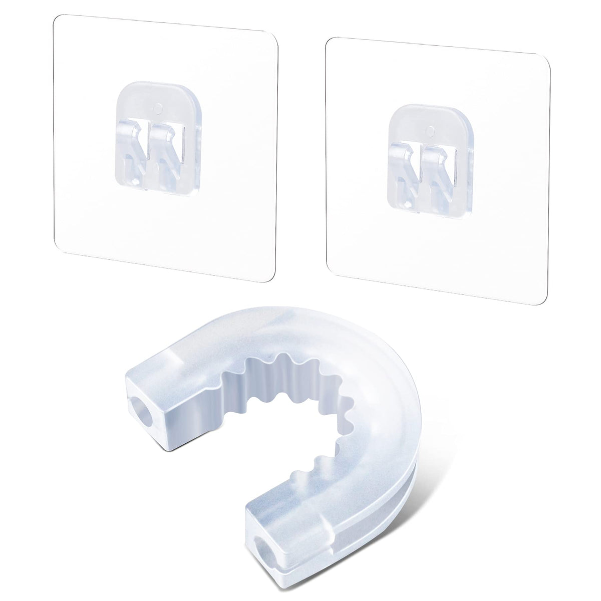 Yeebeny Bathroom Shower Caddy Connector With 2Pcs Adhesive Sticker, Simple Household Items, Hook Mount For Shower Caddy Basket B