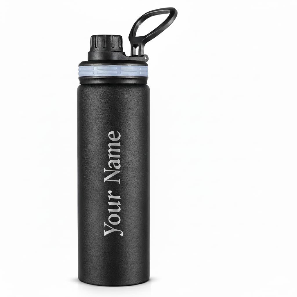 Pexpo Aqua Sip 900 Isi Certified Customized/Personalized Stainless Steel Sipper Water Bottle - 800Ml | Single Wall | Easy To Car