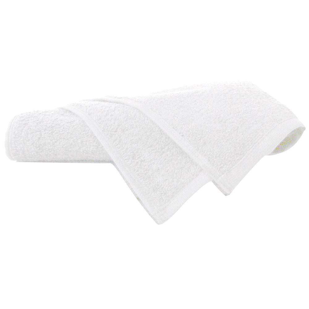 ForPro Premium 100% Cotton All-Purpose Towels, White, Extra Soft Multi-Purpose Salon, Spa, Hotel, and Gym Towel, 16    W x 27
