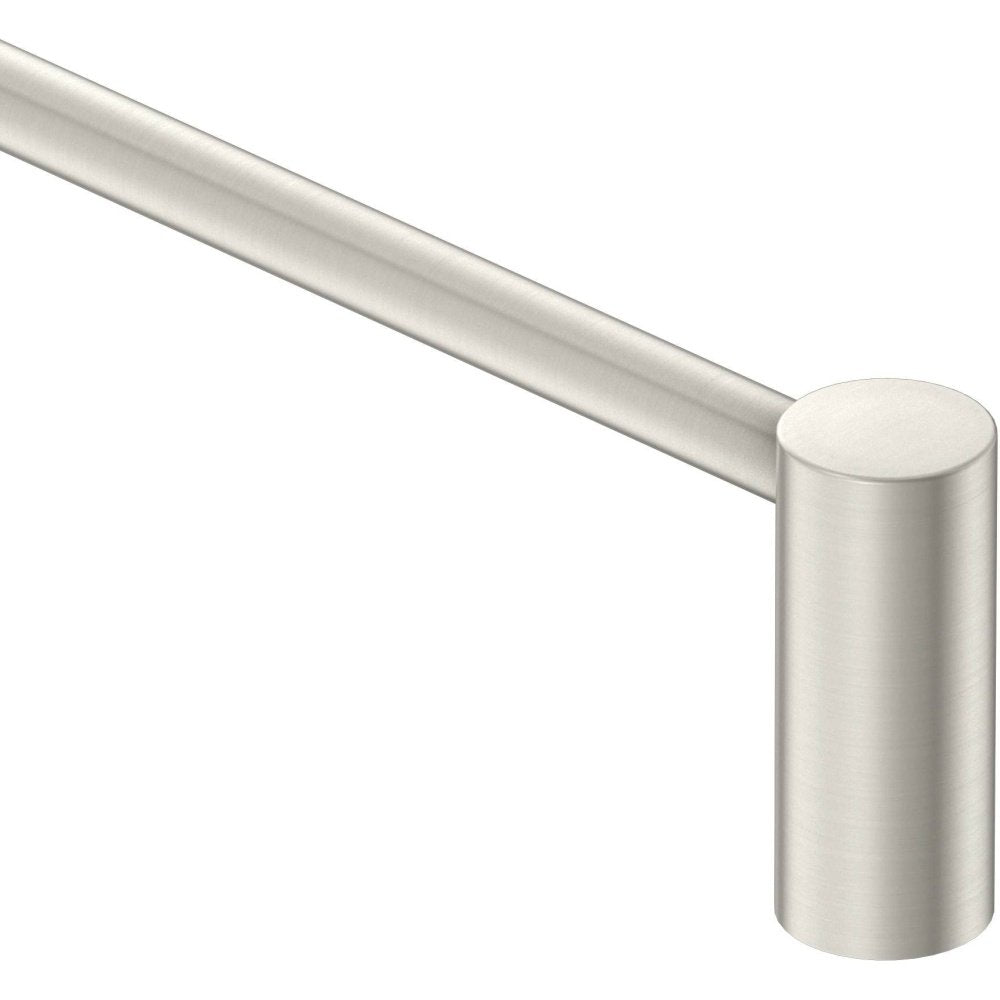 Moen Yb0418Bn Align 18 In. Modern Single -Towel Bar, Brushed Nickel