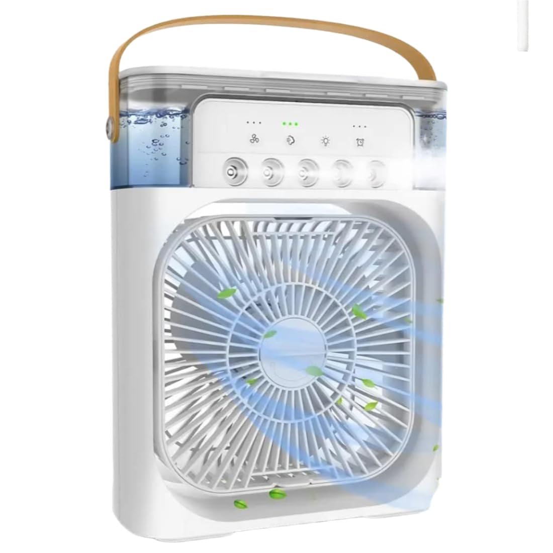 Cooler For Room Cooling Mini Ac Portable Mini Fan Artic Cooler With 7 Colors Led Light, 1/2/3 H Timer, 3 Wind Speeds And 3 Spray