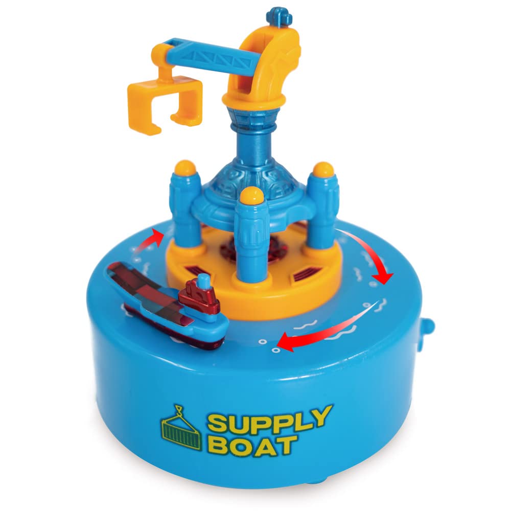 Weofferwhatyouwant Rotating Music Box. Cake Topper. Moving Boat For Home And Office Birthdays. Melody Is It'S A Small World