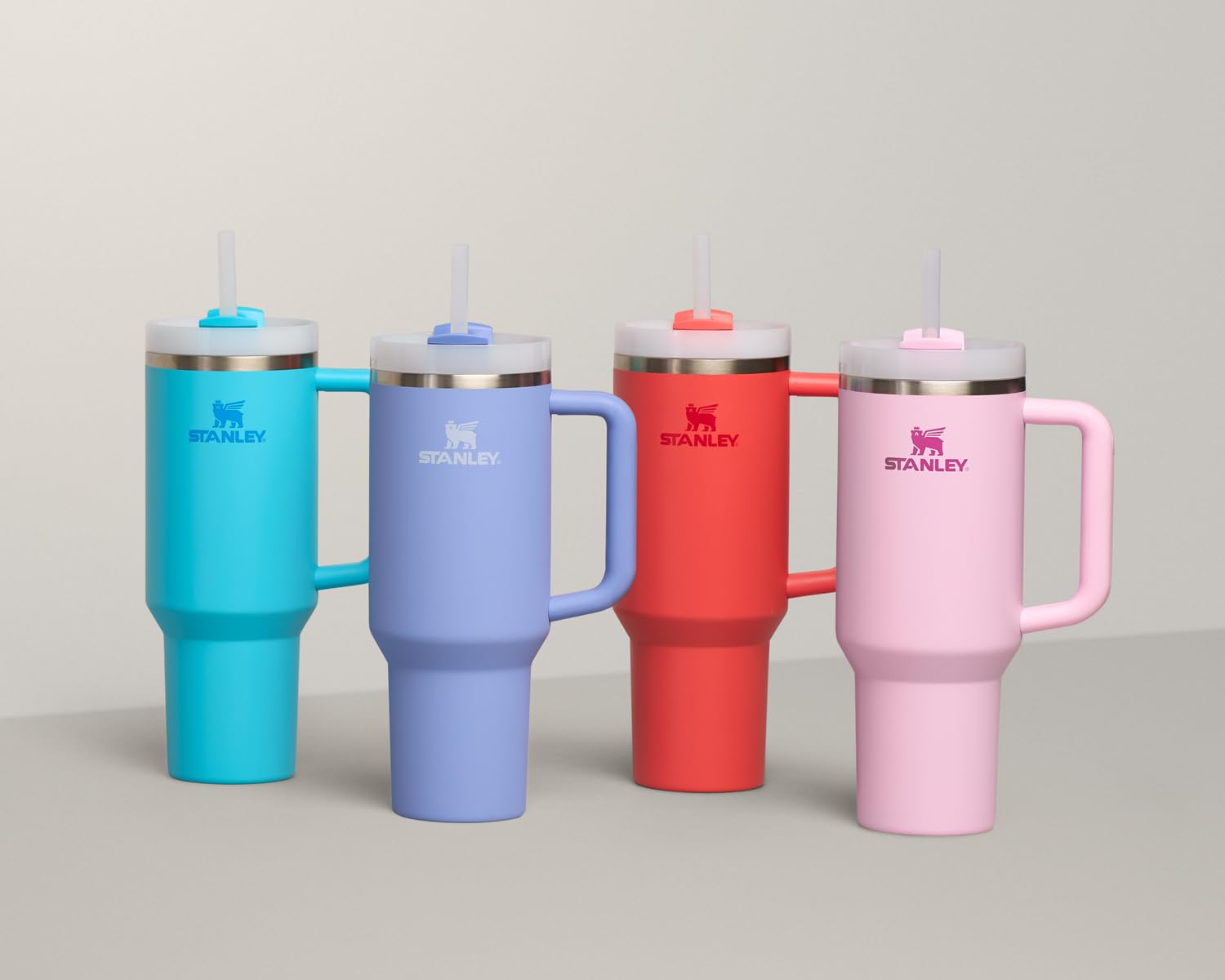 Stanley Quencher H2.0 Tumbler With Handle And Straw 40 Oz | Flowstate 3-Position Lid | Cup Holder Compatible For Travel | Insula