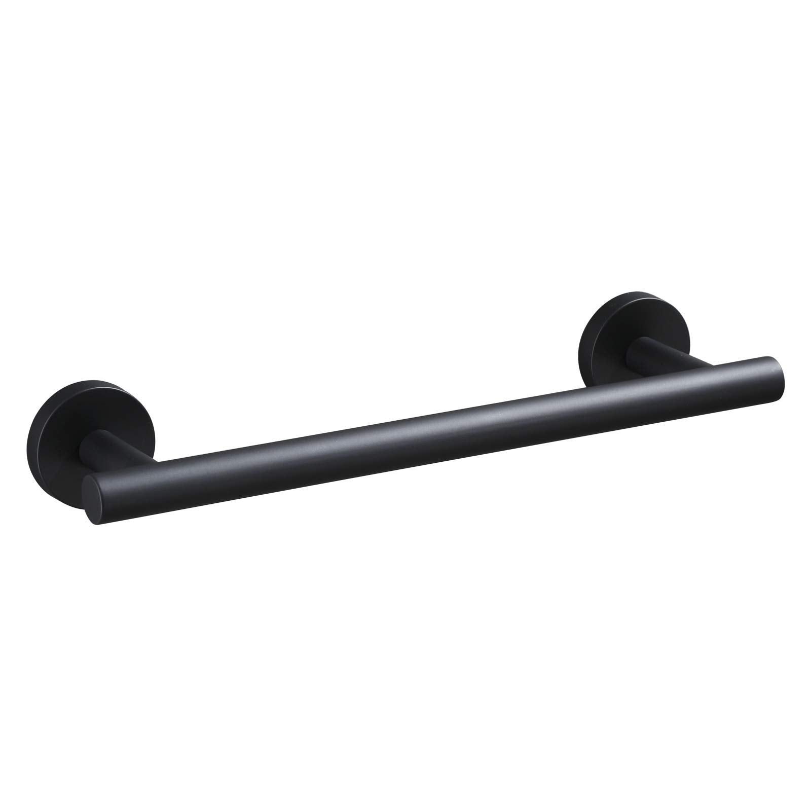 Ushower Matte Black Towel Bar, 9-Inch Towel Racks For Bathroom Wall-Mounted, Sus304 Stainless Steel Towel Rod Modern Home Decor