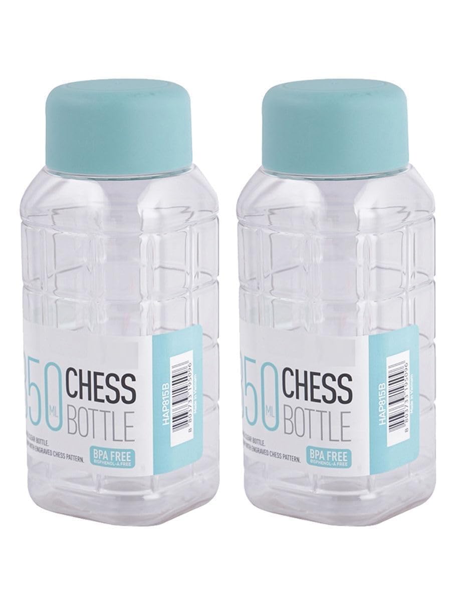 Fashramp Sports Water Bottle Square Juice Box Great For Water Juices Smoothies Plastic WideMouth Reusable Leak Proof Drink Bott