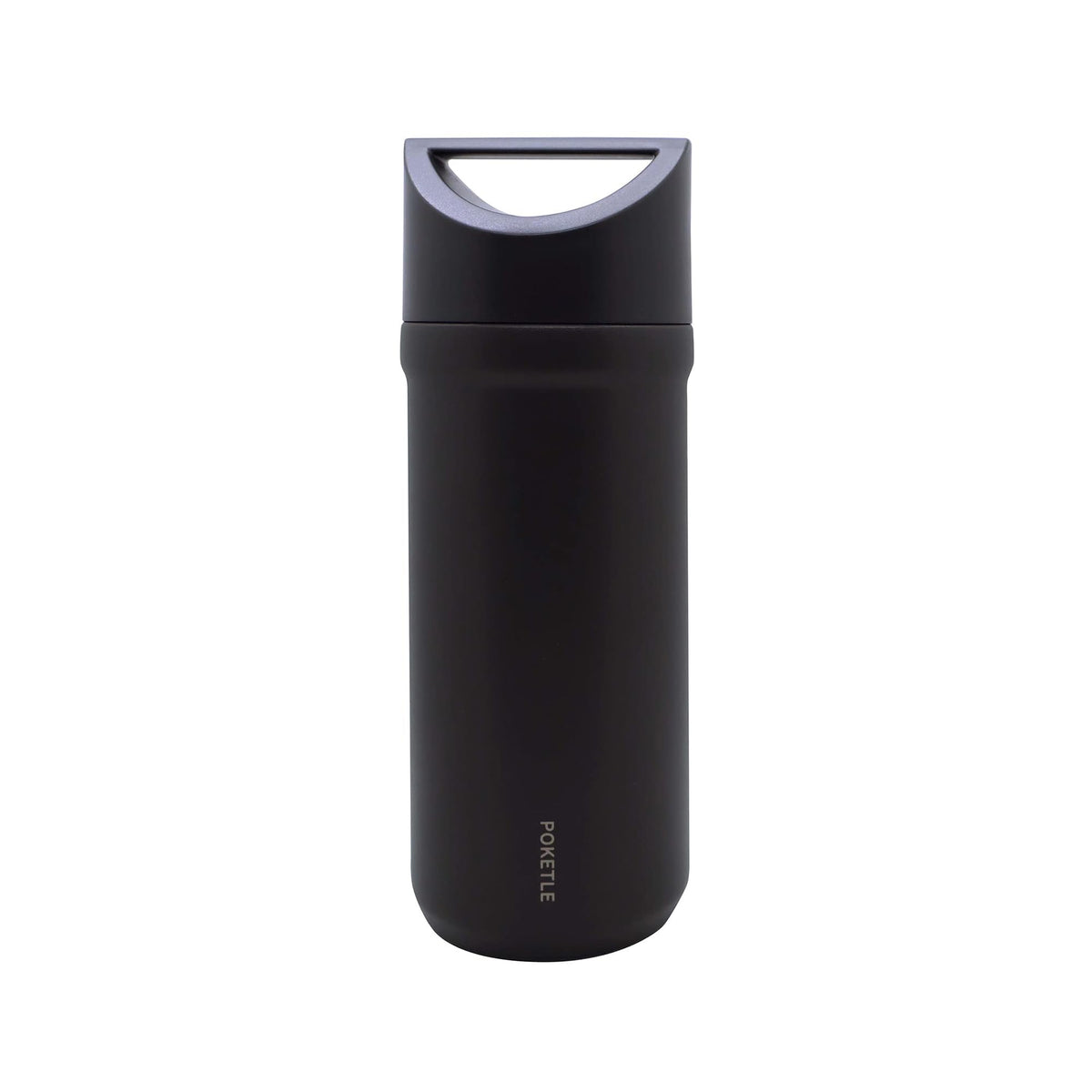 Poketle Personal Insulated Bottle, 380Ml, Stainless Steel Tumbler, Lightweight, Good For Hot And Cold Drinks, Charcoal Gray