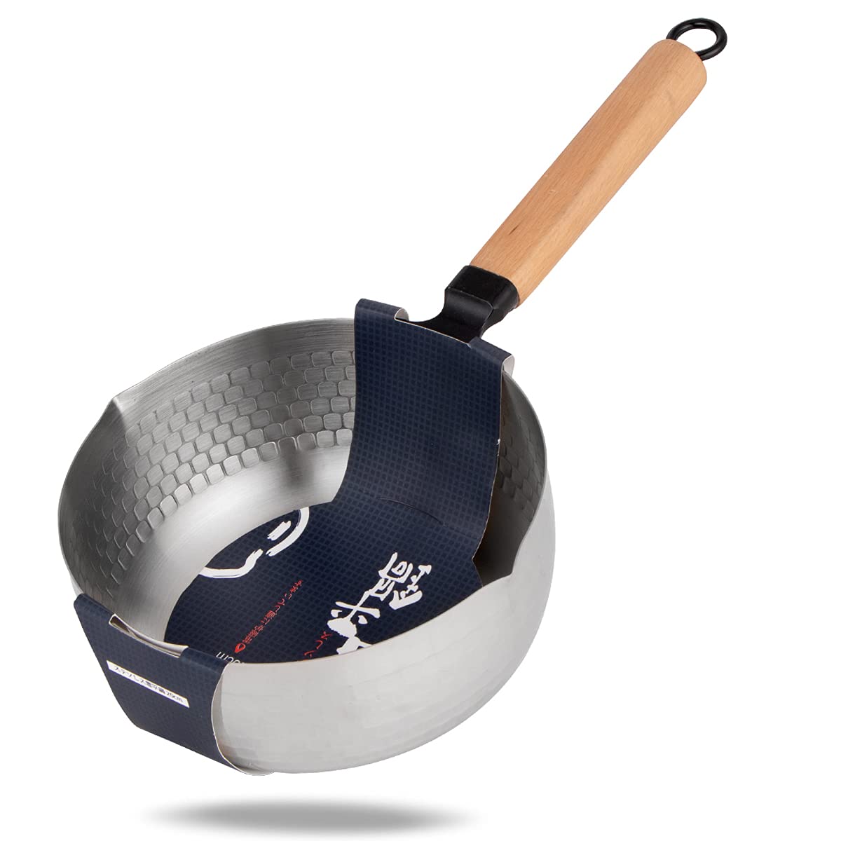 Yukihira Saucepan,Yukihira Pot, 3 Quart Stainless Steel Saucepan Pan Japanese Milk Pot with Wood Handle