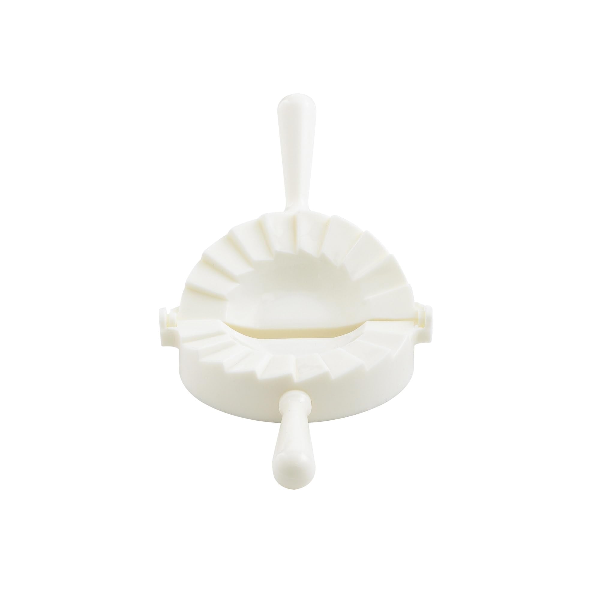 Helens Asian Kitchen Dumpling Press, BPA Free,White,4-Inch Diameter,97015