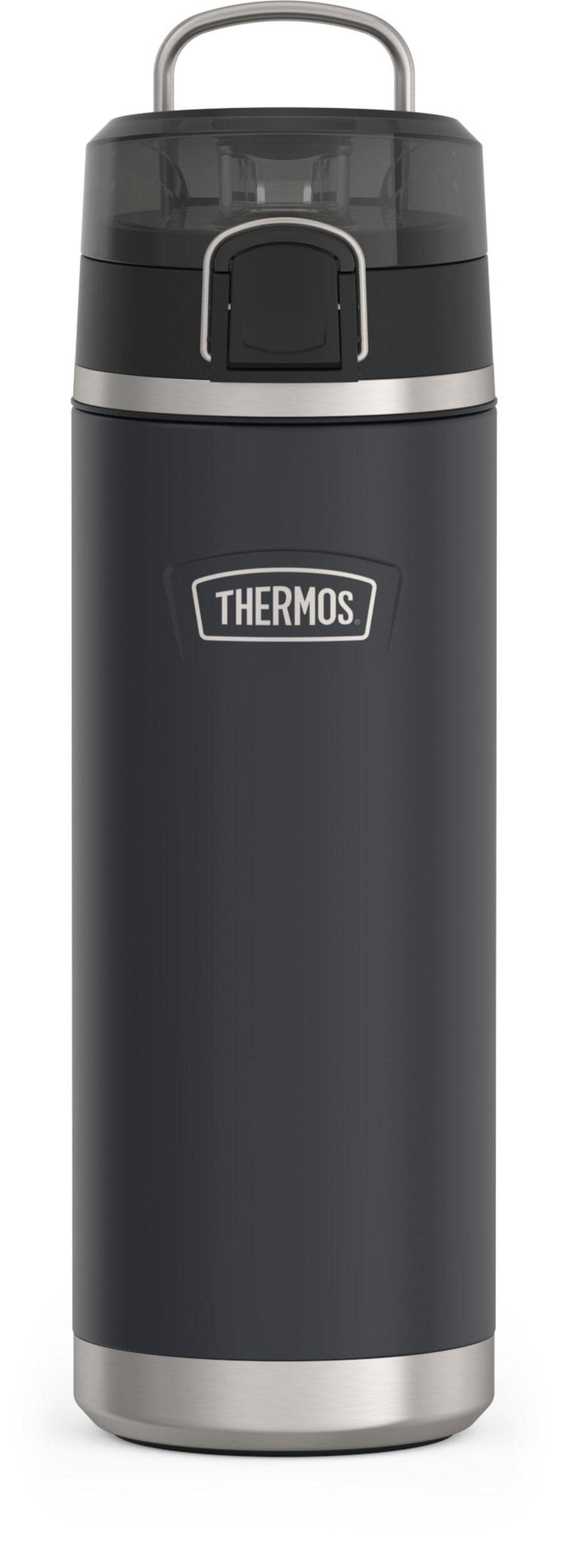 Icon Series By Thermos Stainless Steel Water Bottle With Spout 24 Ounce, Granite