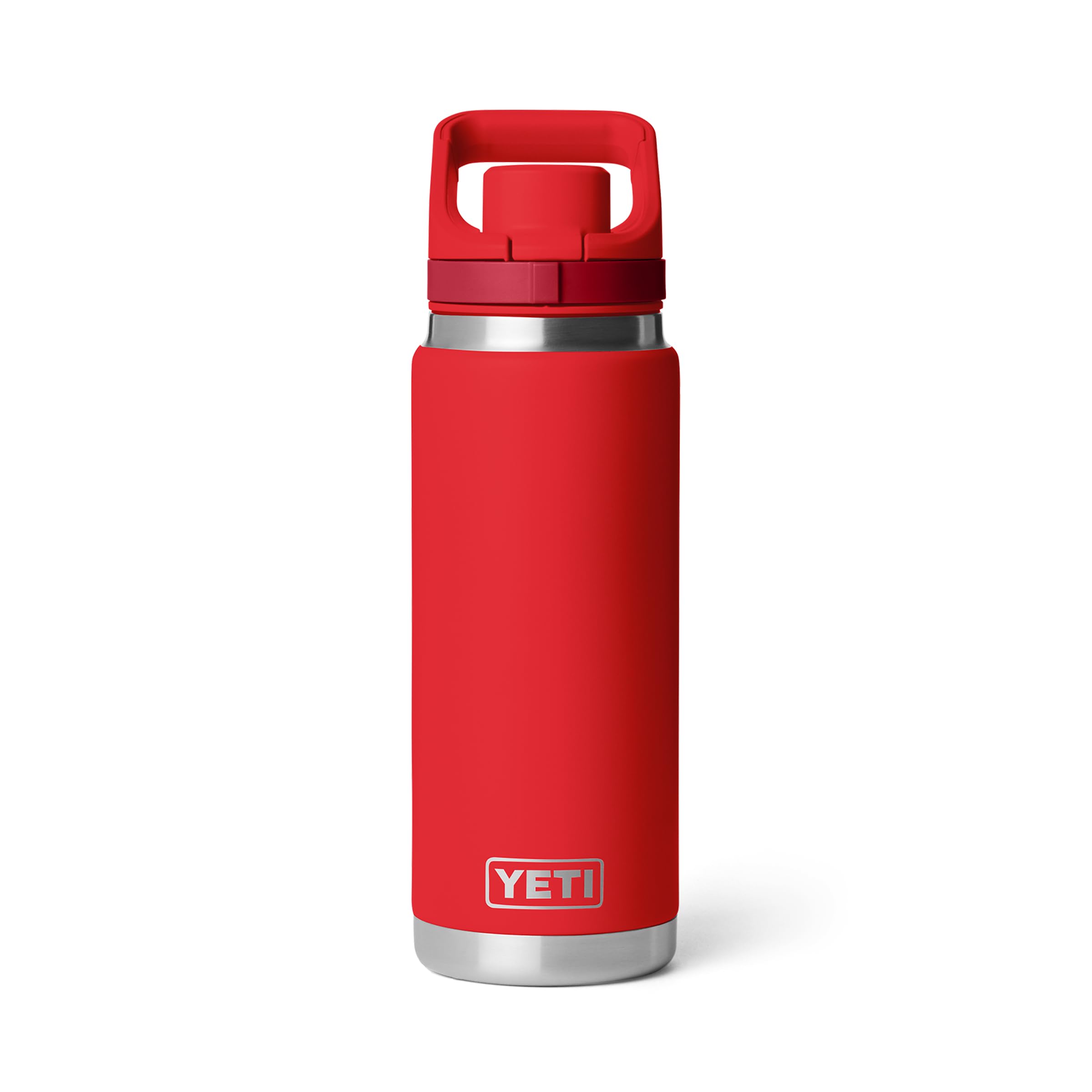 YETI Rambler 26 oz Leakproof Bottle with Flip Chug Cap, Rescue Red