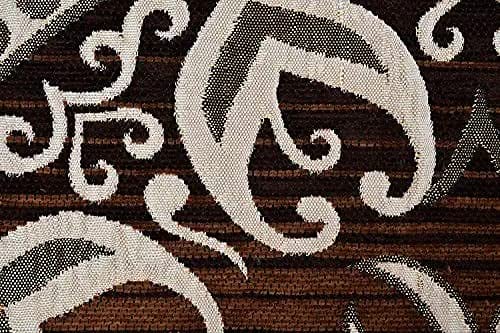Kk Home Store Decor Velvet Royal Carpet (60 inch x 84 inch, 150 cm x 210 cm, 5 Feet x 7 Feet, Coffee)