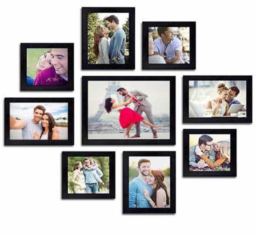 Stuthi Arts Wall Wood Photo Frames Blackcdm 8X10-1 5X7-4 5X5-4