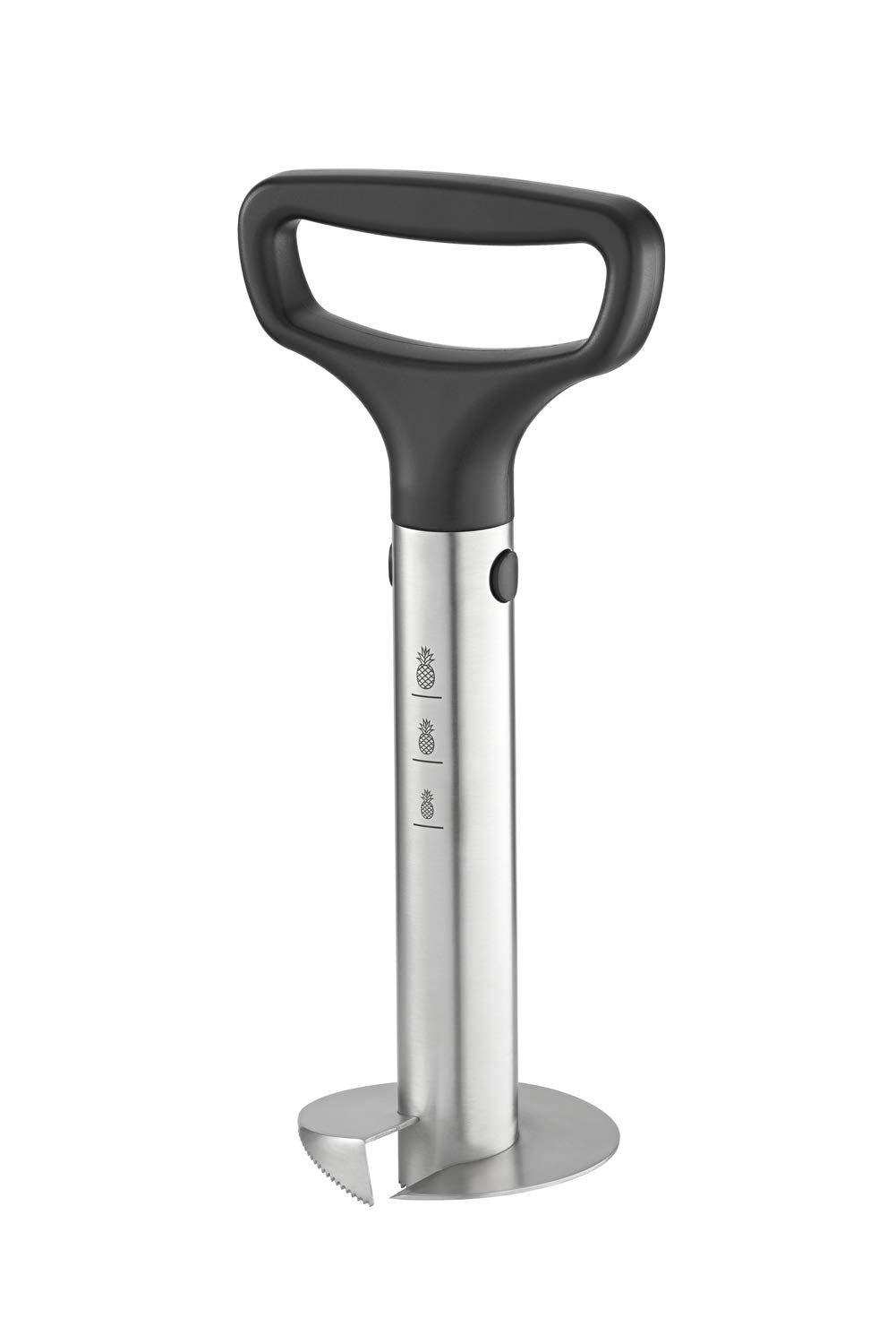 Rsle Pineapple Cutter Pro, 10.6 In. - Pineapple Corer And Slicer With Grip Handle And Measurement Markings