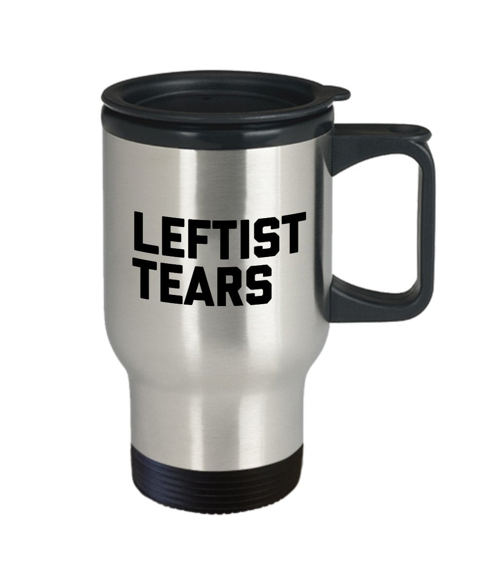 Spreadpassion - Leftist Tears Tumbler - Stainless Steel Novelty Tumbler For Birthday And Anniversary Parties - Gift Idea For App