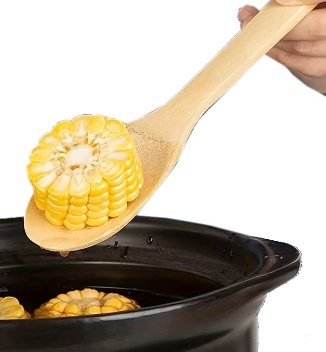 Hipgirl Wooden/Bamboo Kitchen Utensils Set & Kitchen Gadgets, Kitchen Essentials Cooking Utensils, Spatulas, Spoons And Crepe Sp