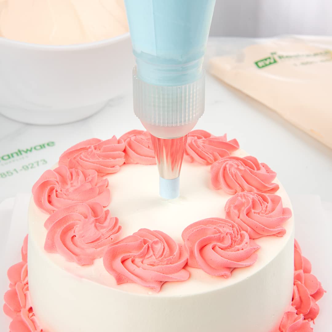 Restaurantware Pastry Tek Piping Tip 1 Round Round Tip For Icing - #2A Corrosion-Resistant Stainless Steel Icing Tip Dishwasher-