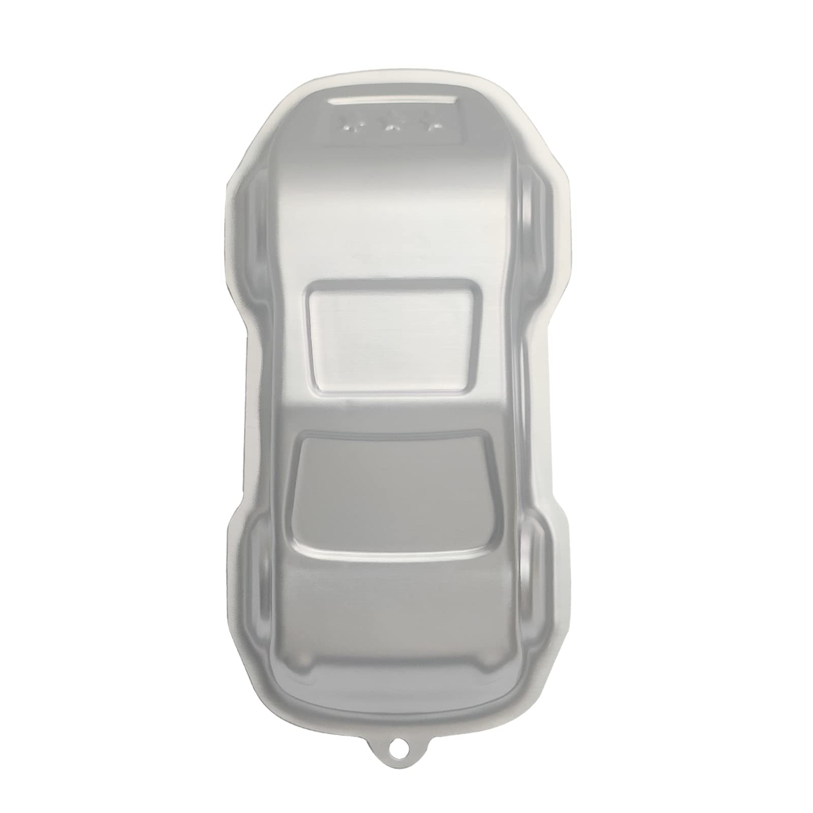 kefyixc Car Shaped Cake Pan - Aluminum Baking Tin for Birthday & Occasion Cakes - Silver Color