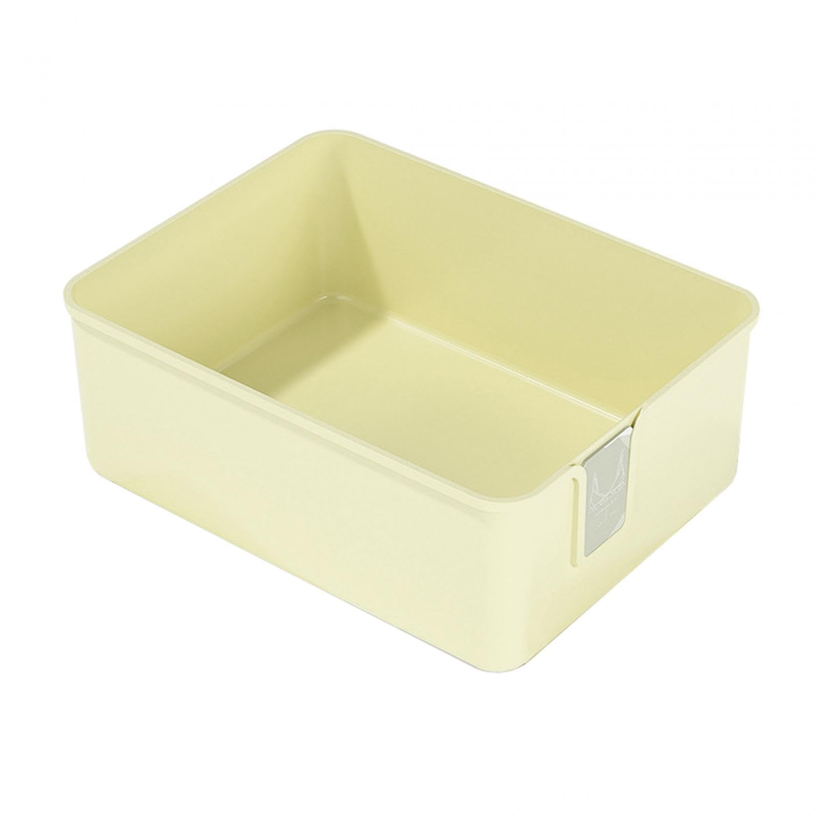 Zoomella Underwear Sock Storage Box Lingeries Storage Bins For Panties Underwear Ties Yellow|Closet Organizers|Home & Garden