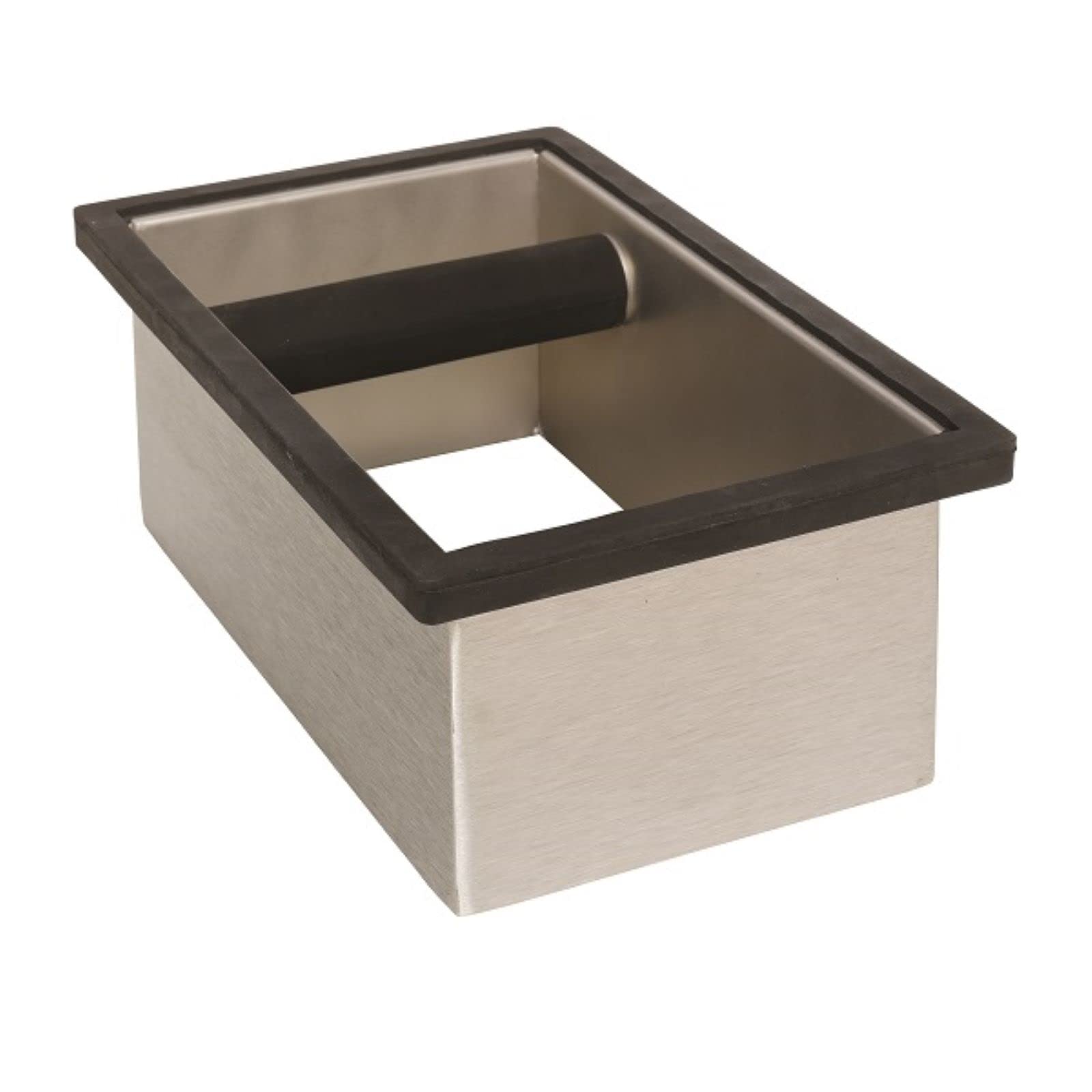 Rattleware Stainless Steel Open Bottom Knock Box Chute - For Home, Cafe, Restaurant, Hotel, Office, R Commercial Establishment -