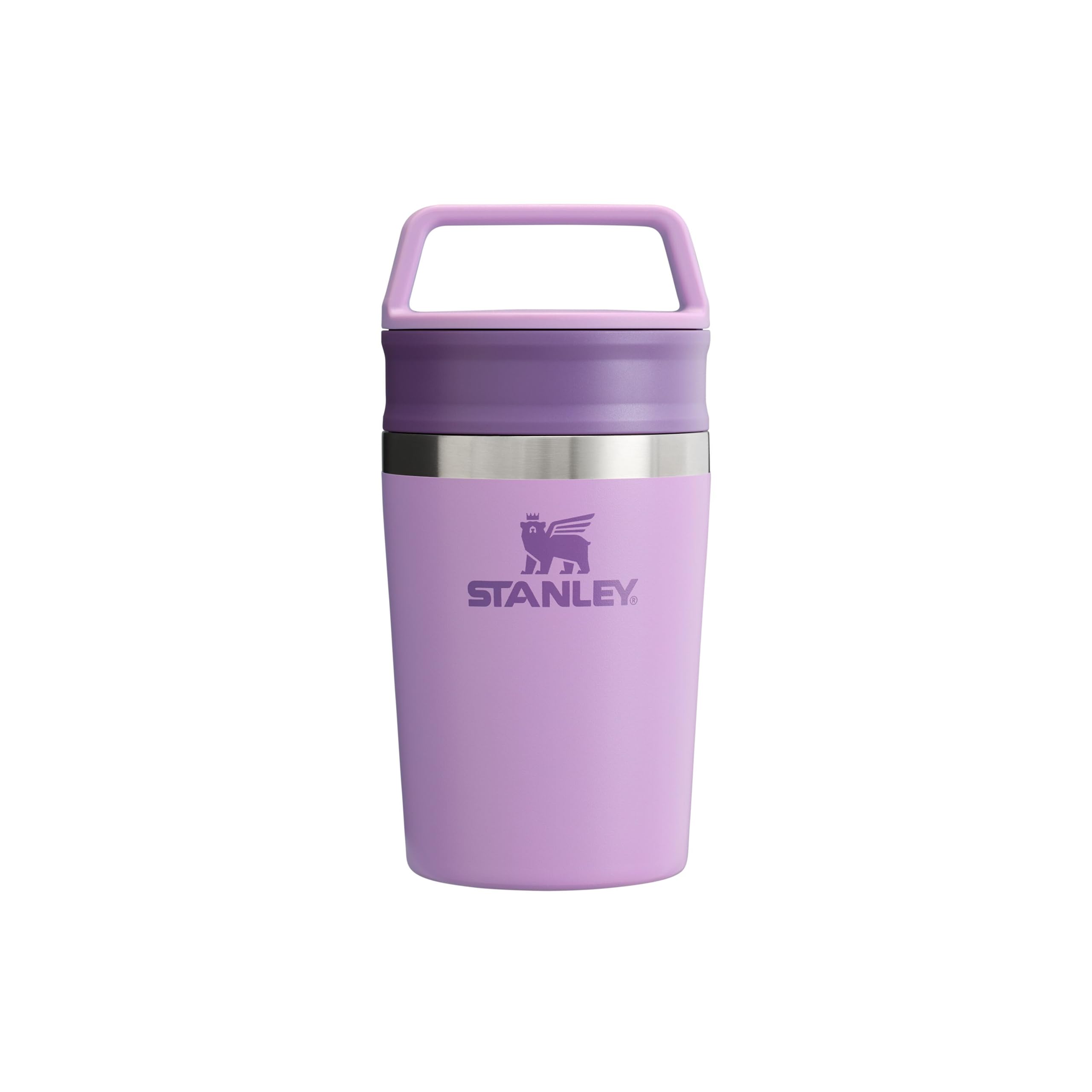 Stanley Cafe ToGo Travel Mug 0.23L  Keeps 3 Hours Hot  4 Hours Cold  Stainless Steel Thermal Mug  Dishwasher Safe  EasyCa