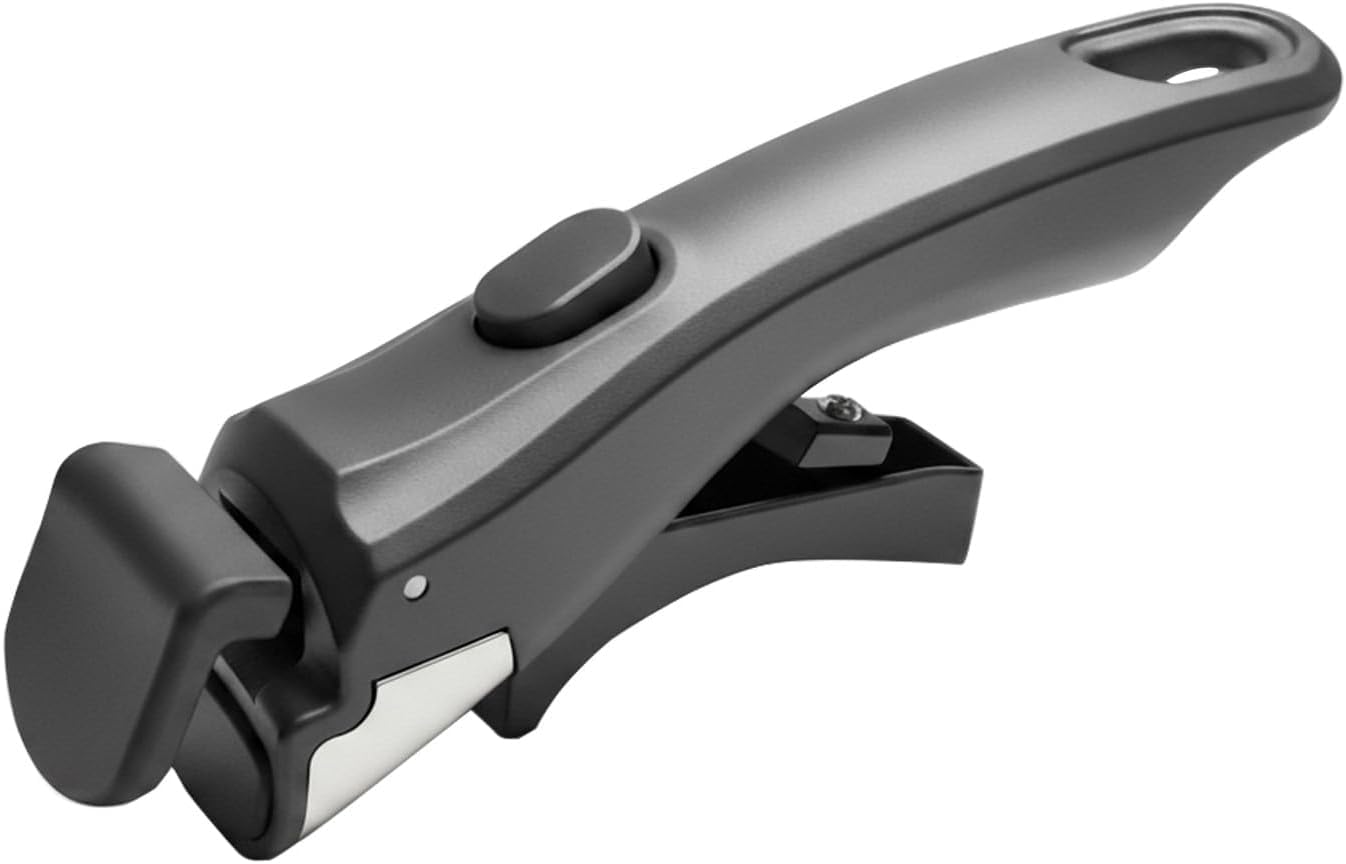 Arjex Removable Handle For Pots And Pans Black  Universal Detachable Pan Handle  HeatResistant Plastic, Stainless Steel, Sili