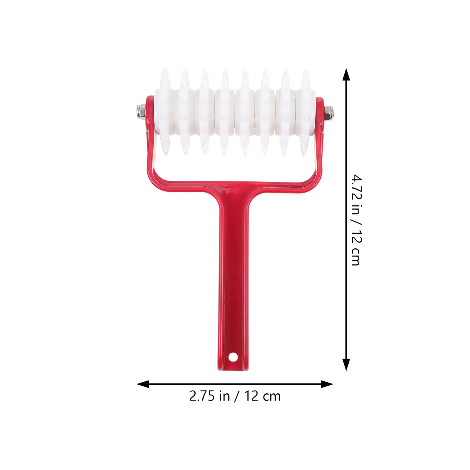 Hemoton Pizza Dough Roller Pizza Crust Roller Dough Docker Baking Tools Handle Roller Docker For Pizza Cookie Cake Pie Pastry Br