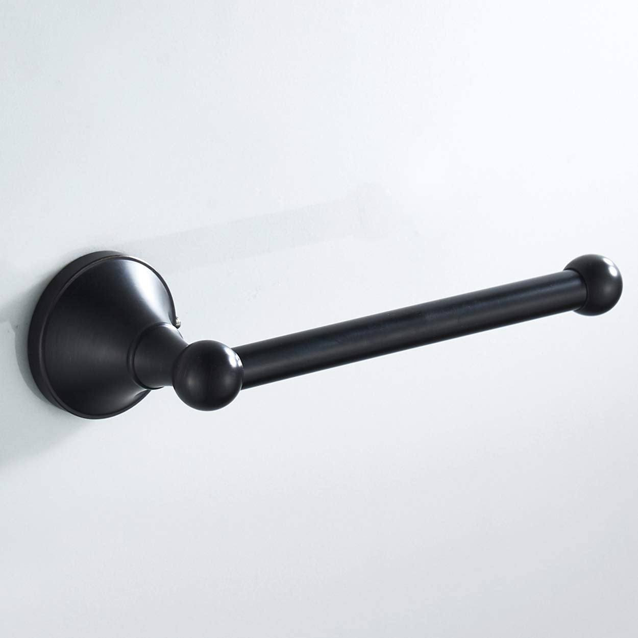 Flybath Toilet Paper Holder Without Cover Brass Bathroom Tissue Roll Bar Wall Mounted, 20 Cm / 7.87 Inches, Oil Rubbed Bronze