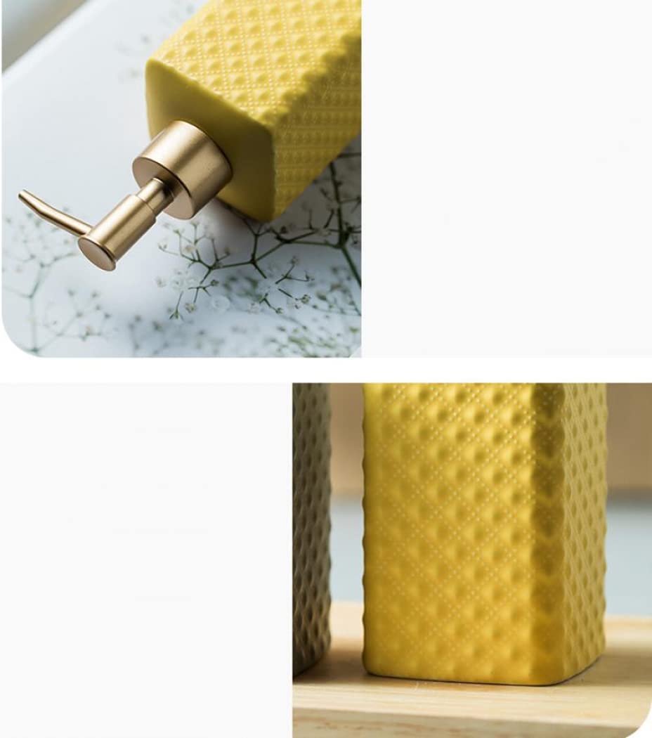 Jessie 3 Or 4-Piece Ceramic Bath Accessory Set Includes Liquid Soap Lotion Dispenser, Toothbrush Holder, Tumbler, Soap Dish Embo