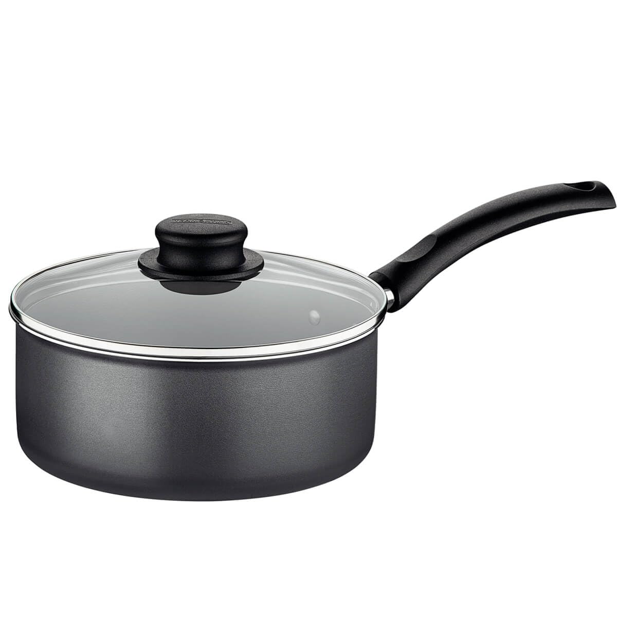 Tramontina 20262/618 Tramontina Single Handpot Saucepan Trim, 7.1 inches (18 cm), Aluminum, NonStick, Fluorine Coated, Glass Li
