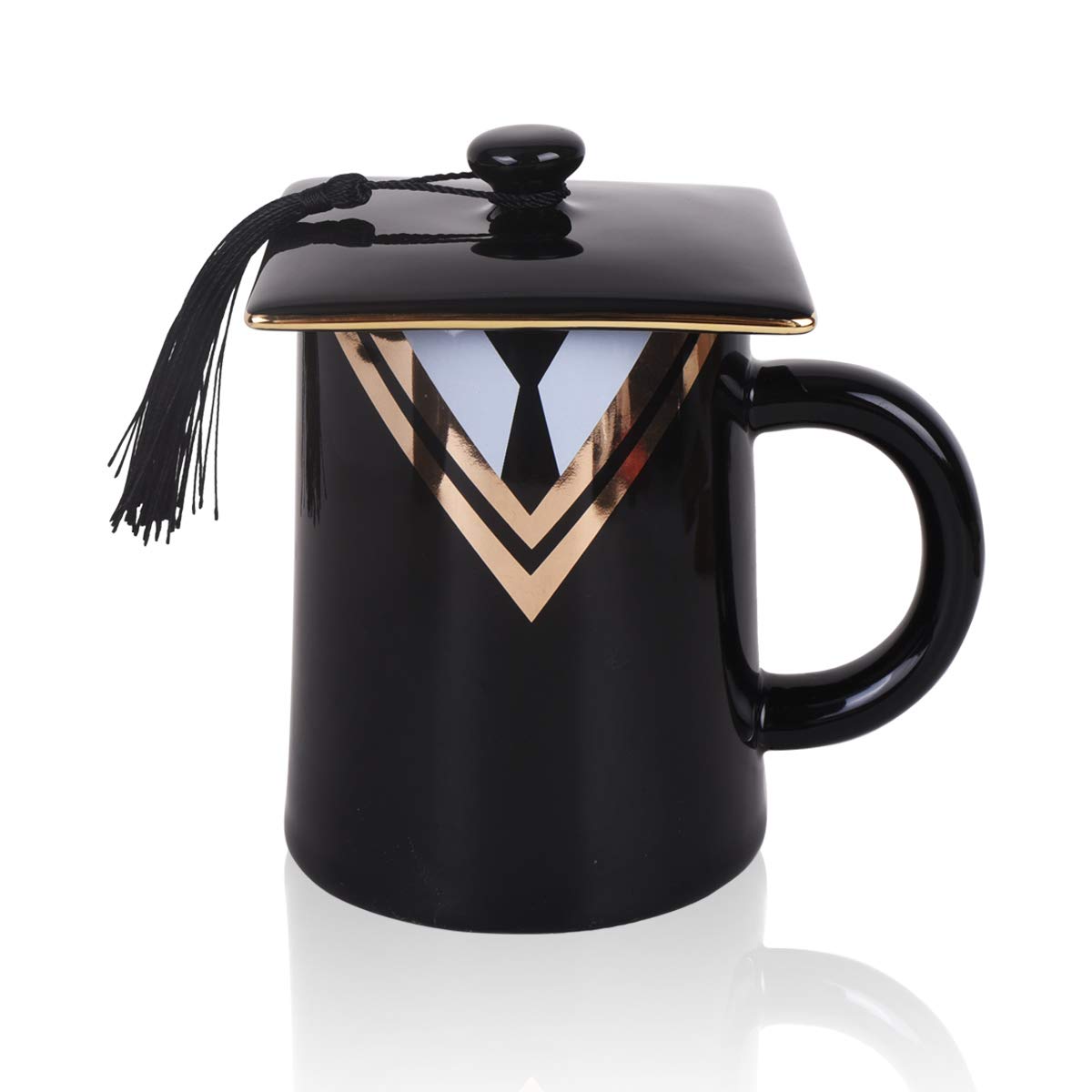 Vencer 2024 ''Happy Graduation'' Graduation Present/Bachelor'S Degree Present-Graduation Cap Mug Bachelor Cap As Graduation Part