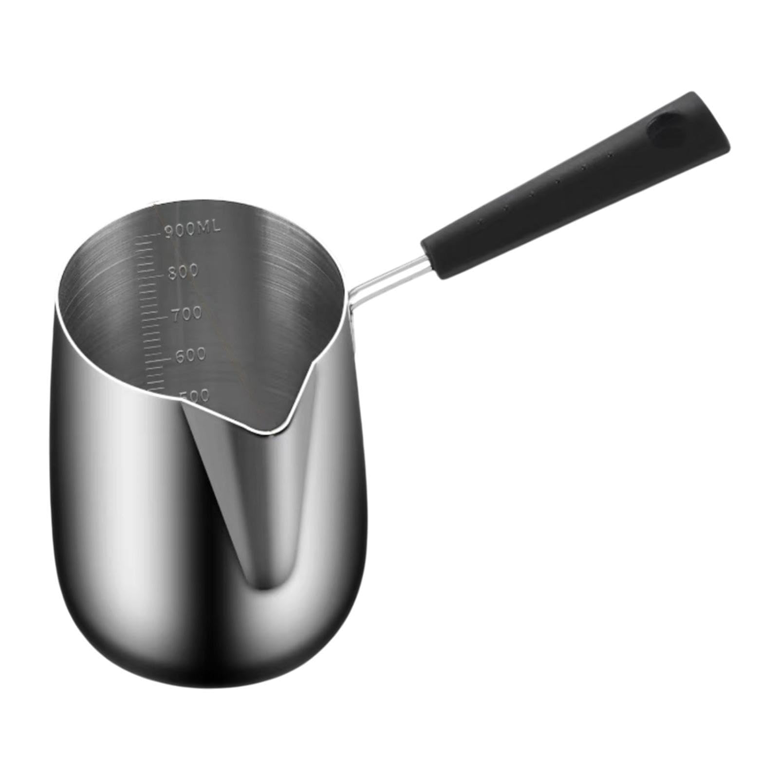 Myaddiction Small Saucepan Turkish Coffee Pot For Burning Oil Heating Milk Making Sauces 1000 Ml