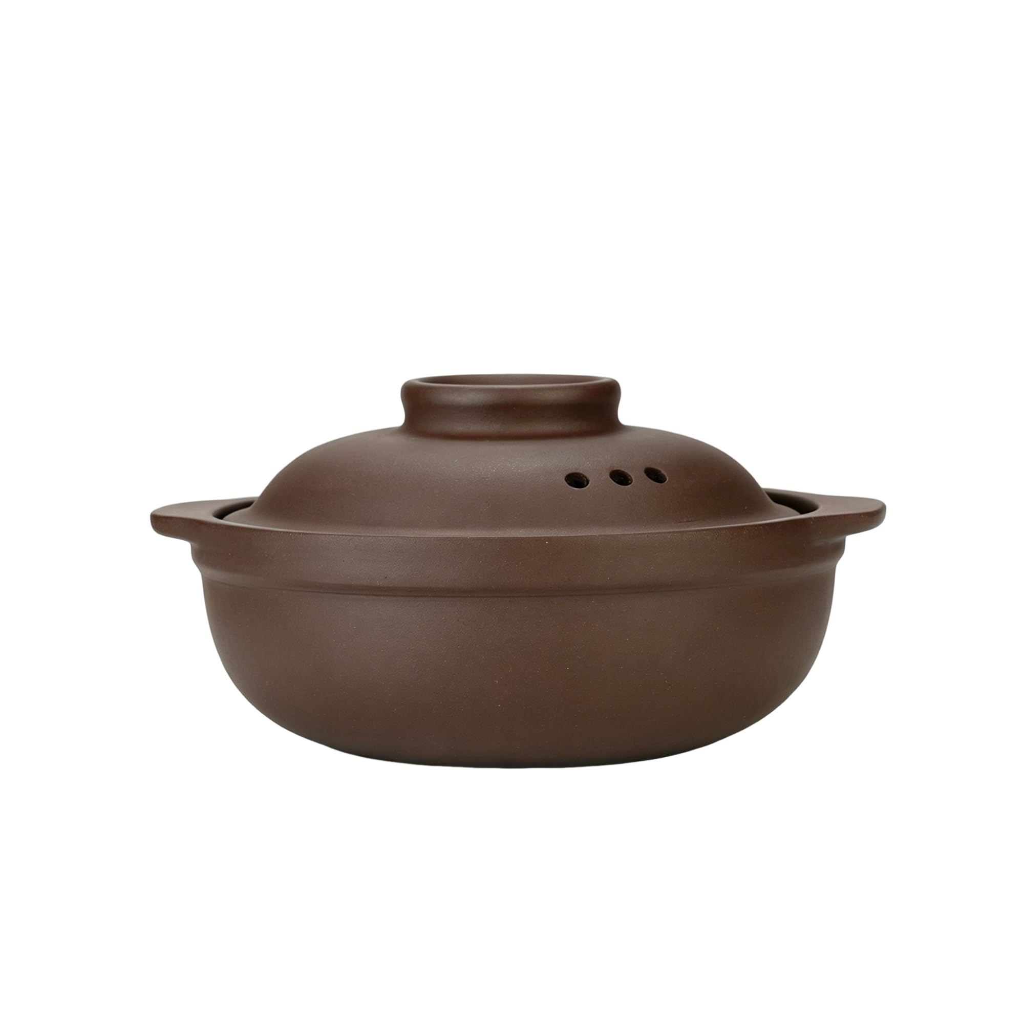 SILINE 1.2L Yixing Clay Pot for Cooking,Natural Earthenware Casserole