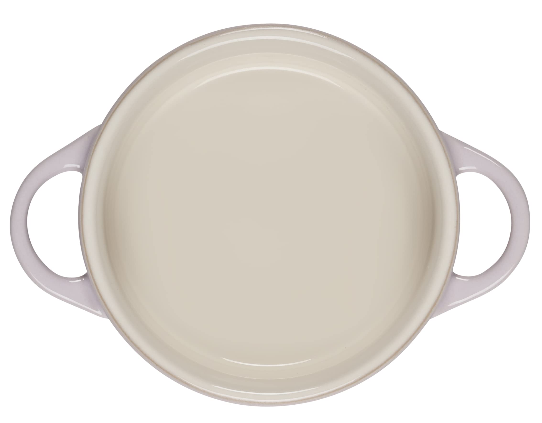 Le Creuset Stoneware Mini Round Cocotte, 8Oz, Shallot