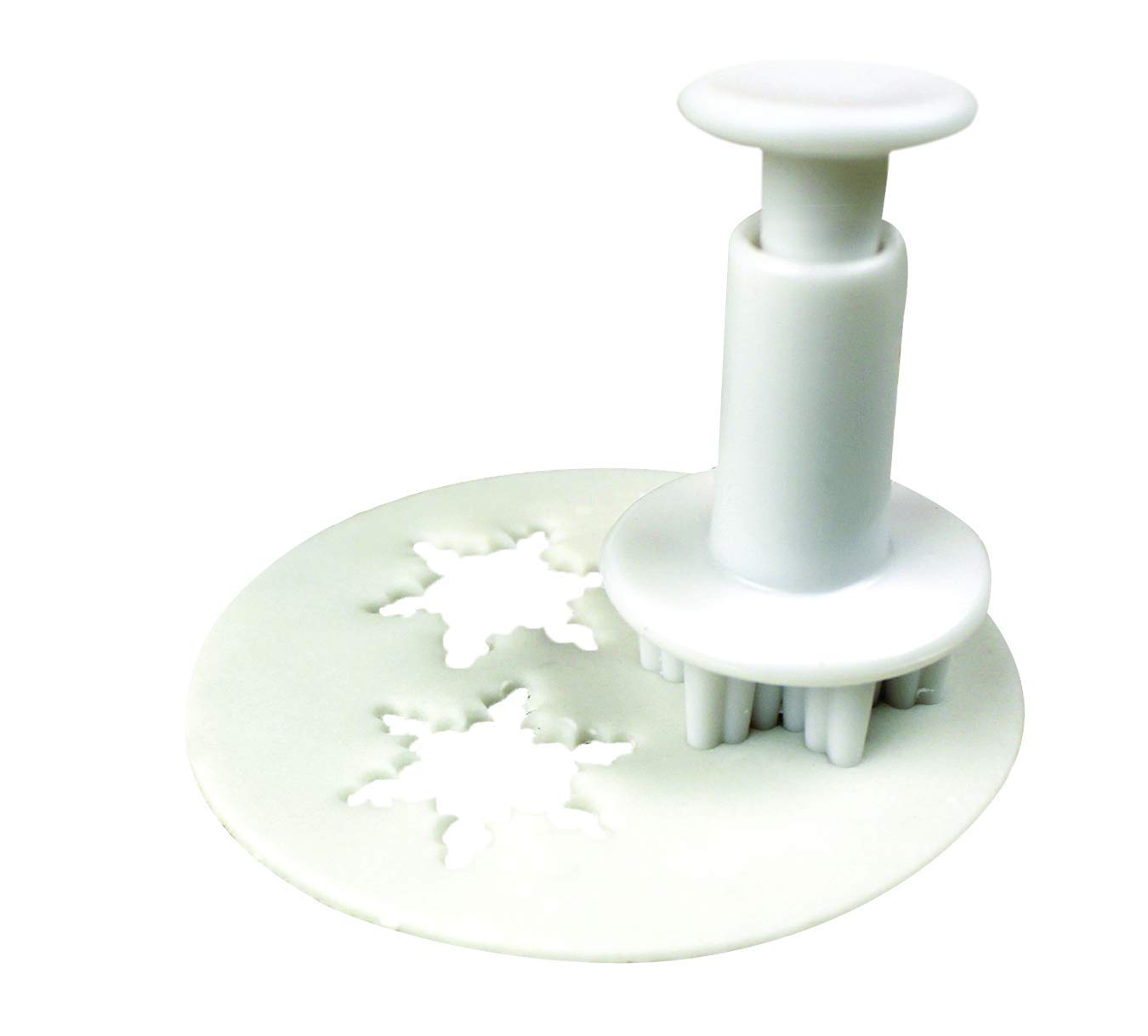 Pme Mini Set Of 3 Snowflake Plunger Cutter, Standard, White