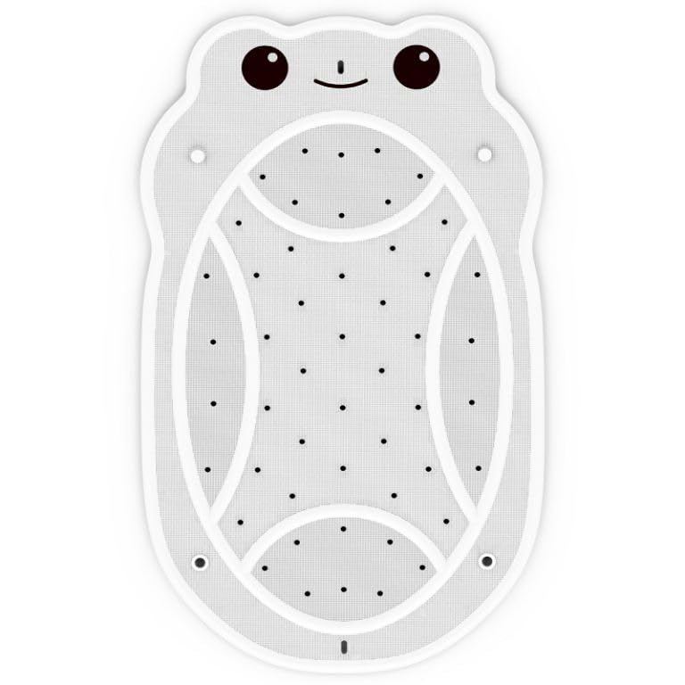 Baby Bath Mat Non Slip, Toddler Bath Mat, 30 * 18 Inch Bath Mat For Tub Non Slip Kids, Eco Friendly Rubber No Chemical Smell, Su