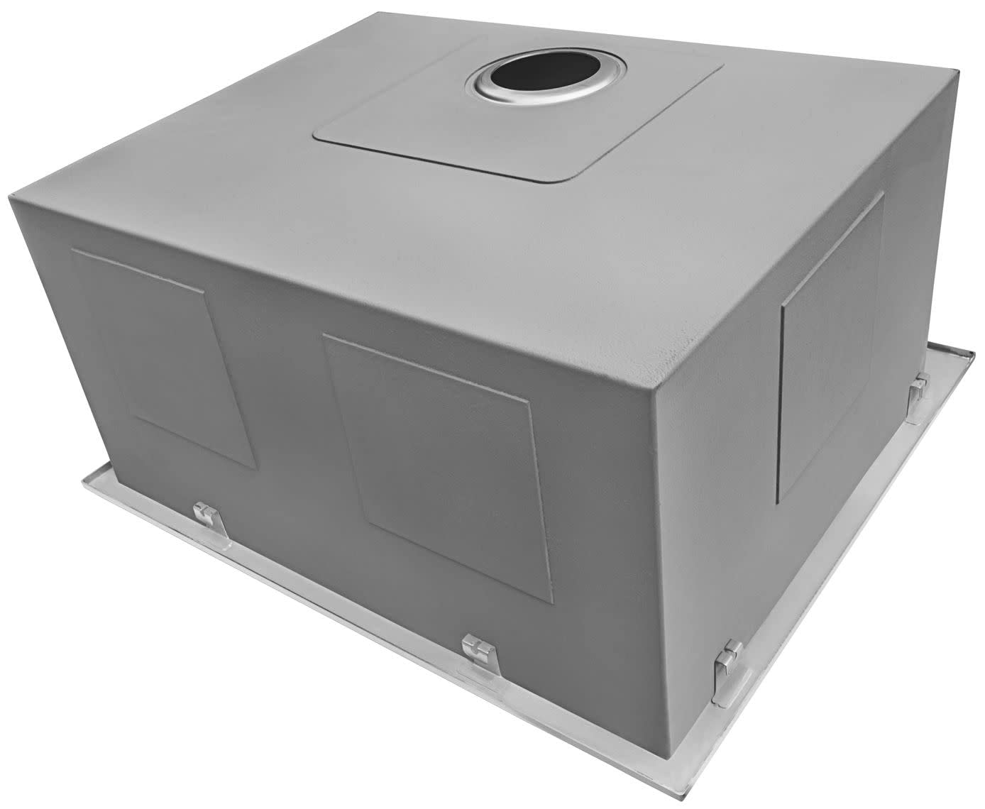 Ruvati Drop-In Topmount Laundry Utility Sink 25 X 22 X 12 Inch Deep 16 Gauge Stainless Steel - Rvu6010