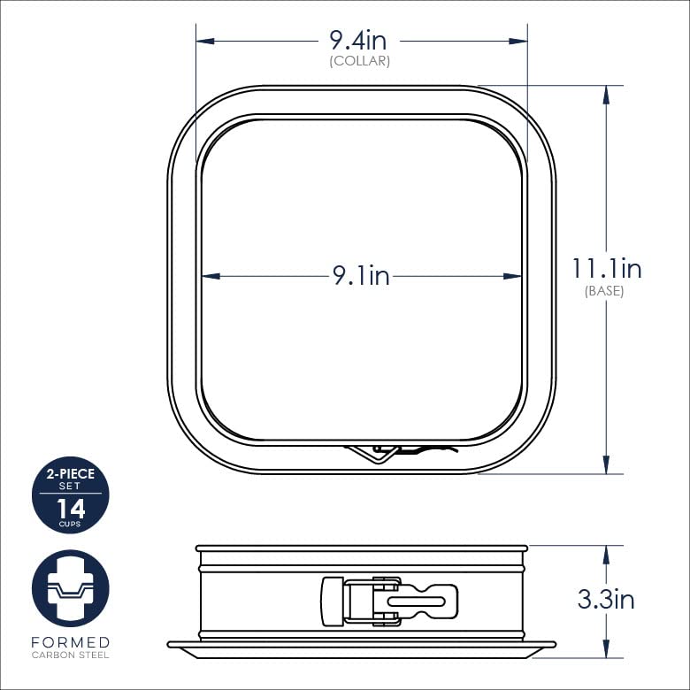 Nordic Ware Square Springform Pan