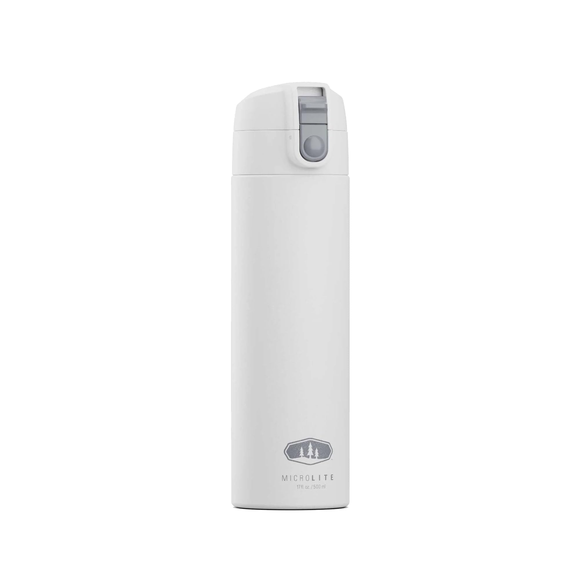 GSI Outdoors Microlite 500 Flip Vacuum Insulated Bottle, Lightweight, Stainless Steel Travel Mug, Leakproof Flip Lid, Hot & Cold