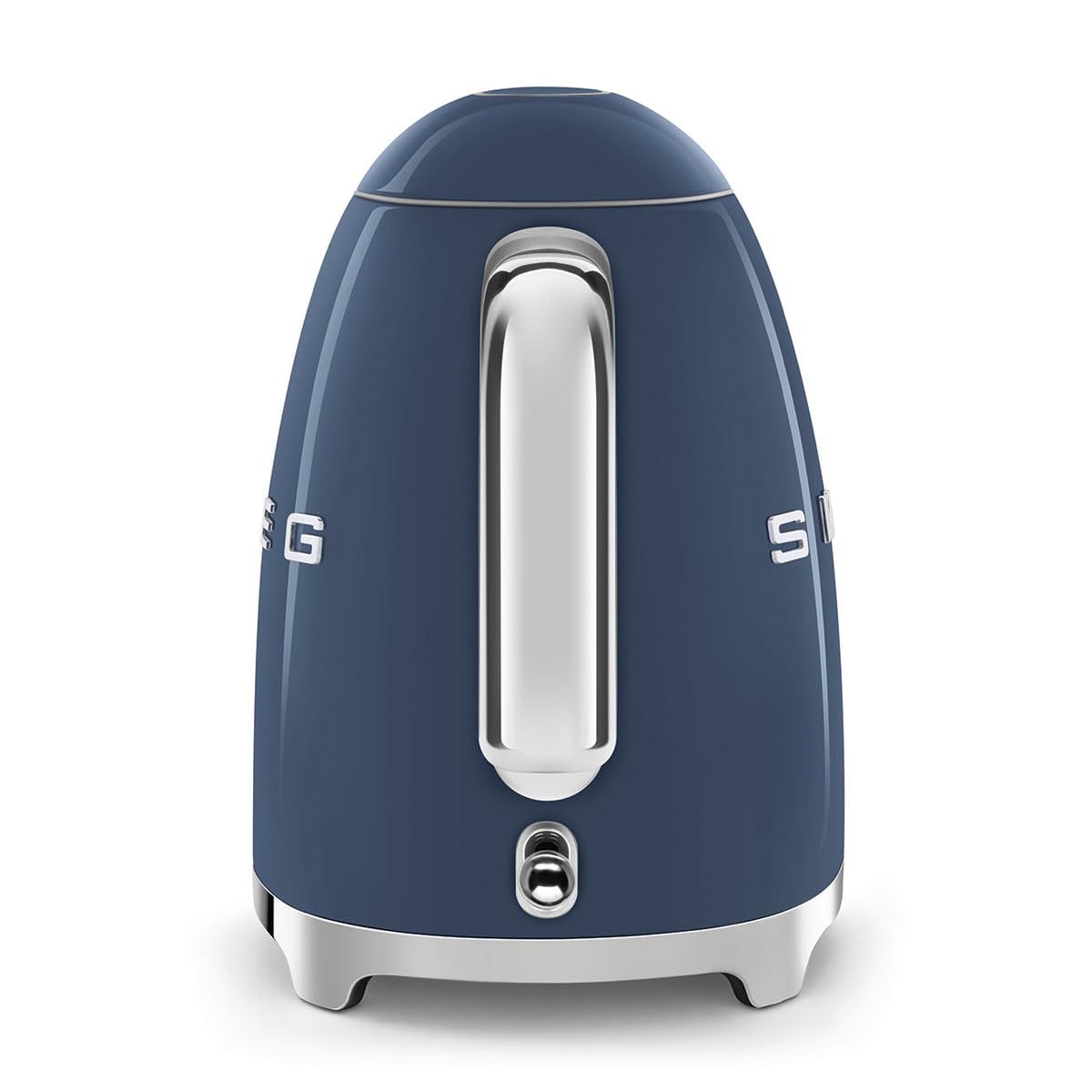 Smeg 50'S Retro Style Electric Water Kettle With Automatic Shutoff, Removable Base, And Water Indicator, Klf03Nbus, Navy Blue