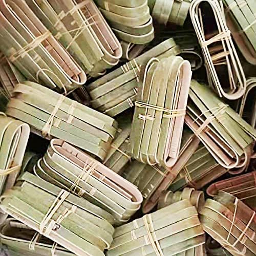 Royhoo 100 Pack Bamboo Tongs Mini Bamboo Tongs Toaster Tongs For The Kitchen Cooking Tongs Teacup Clip Bread Clip Roast Tongs