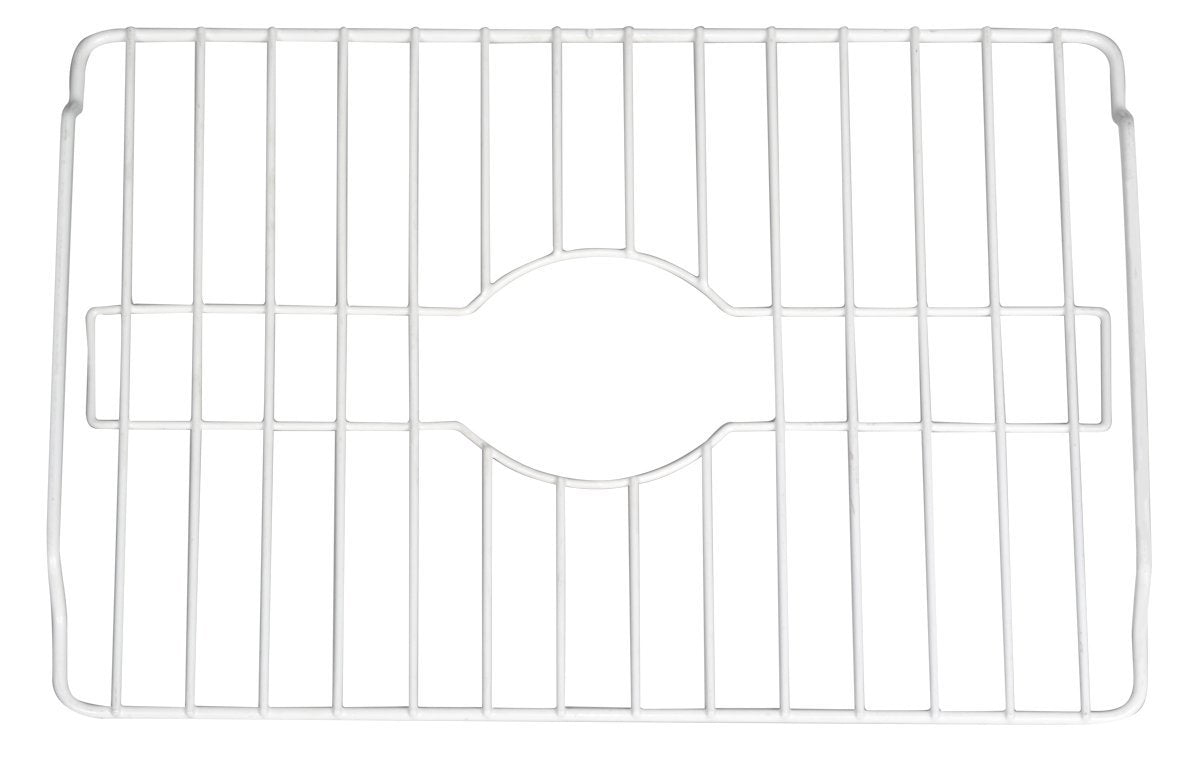 Sofinni Sink Protectors For Kitchen Sink Bottom With White Coating Sink Grate Insert Grid Sink Bowl Drying Rack Steel Small (10.