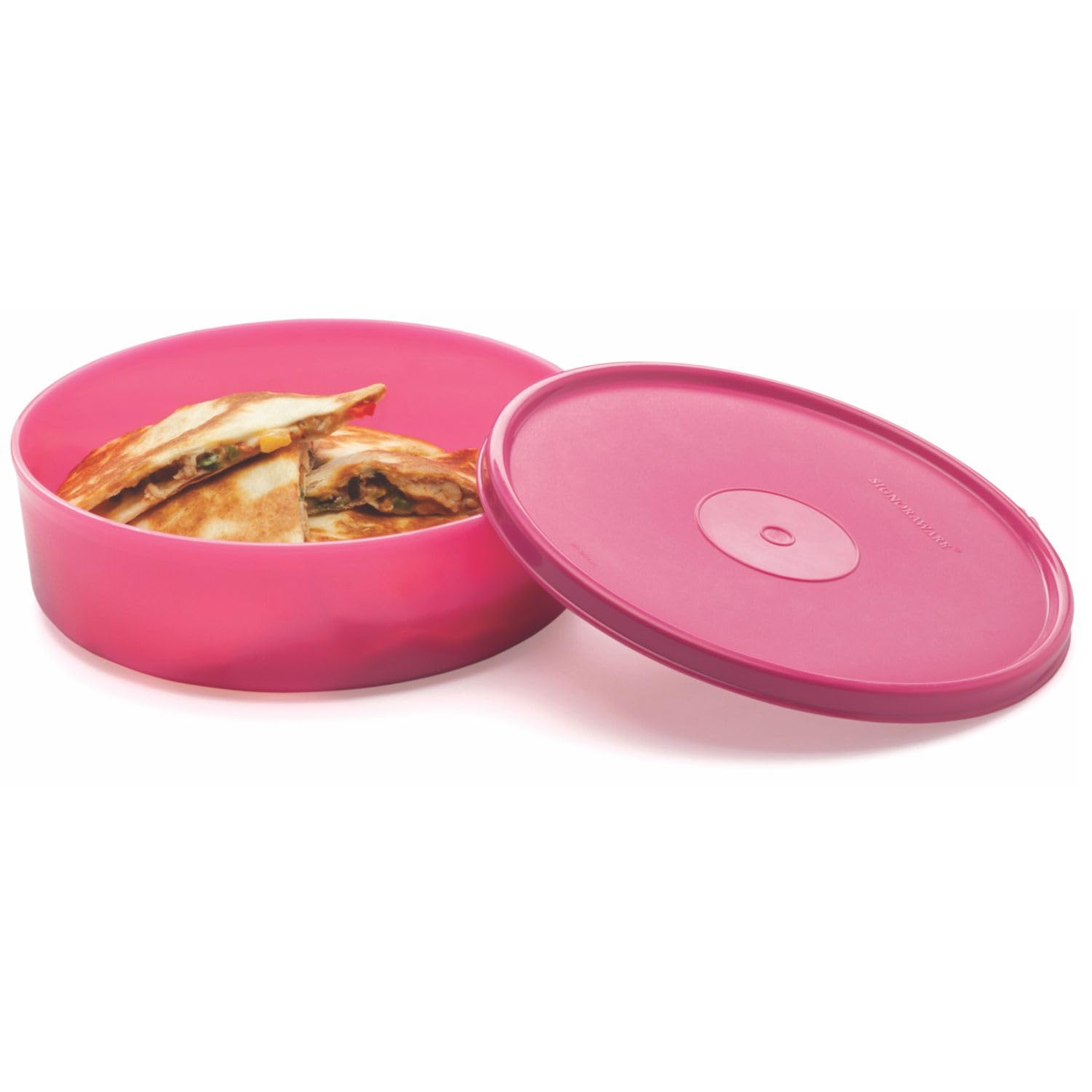 Signoraware Classic Bpa Free Plastic Round Big Containers | Airtight & Leakproof | Microwave & Dishwasher Safe | Stackable Conta