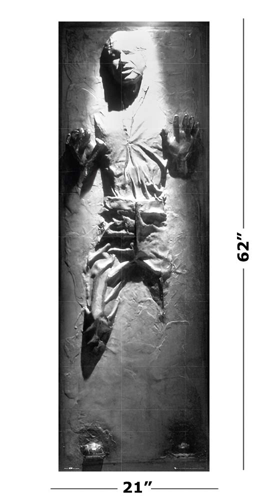 Poster Stop Online Star Wars Episode Vi - Return Of The Jedi - Movie Door Poster/Print (Han Solo In Carbonite) (Size 21'' X 62''