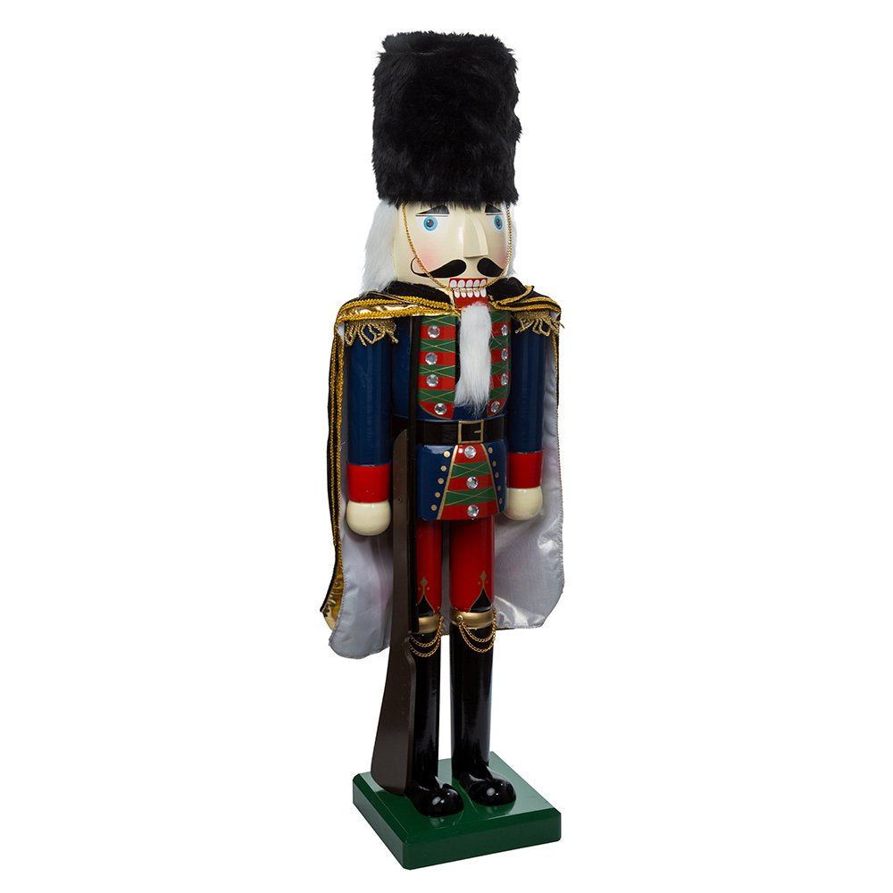 Kurt S. Adler Wooden Nutcracker Soldier Christmas Dcor, STD, Multicolored