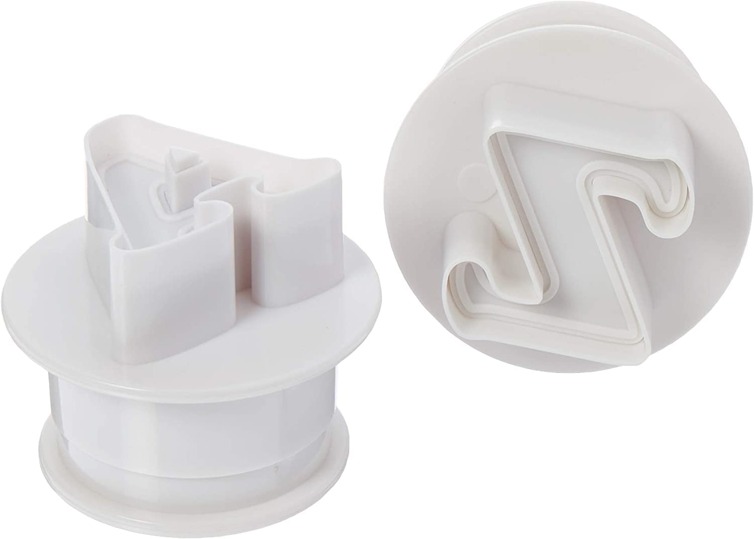 Ateco 5870 Alphabet Fondant Plunger Cutter And Embosser 26-Piece Set, White