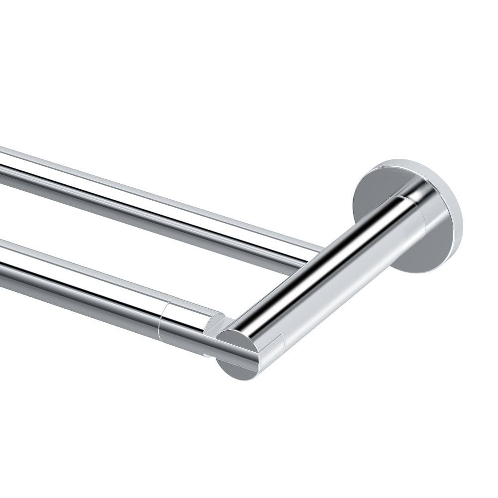 Gatco 4684 Channel Double Towel Bar, 24'', Chrome