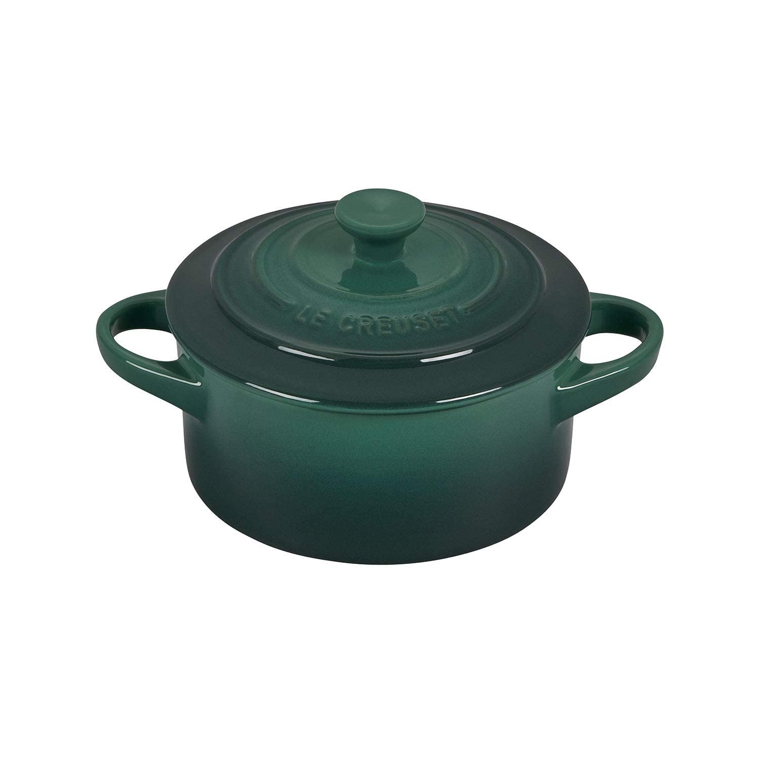 Le Creuset Stoneware Mini Round Cocotte, 8 Oz., Artichaut