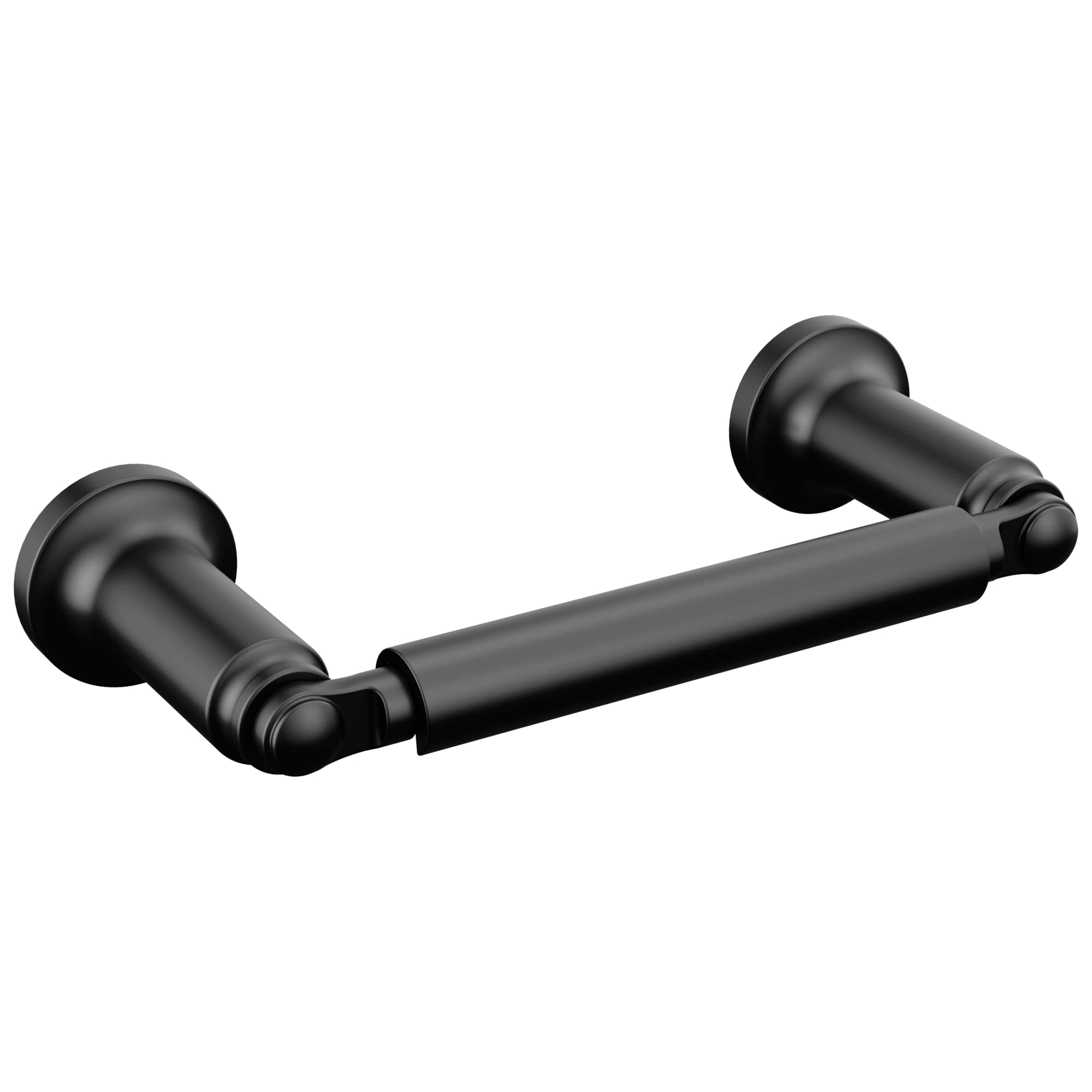 DELTA 73550-BL Saylor Bath Hardware Toilet Paper Holder, Matte Black