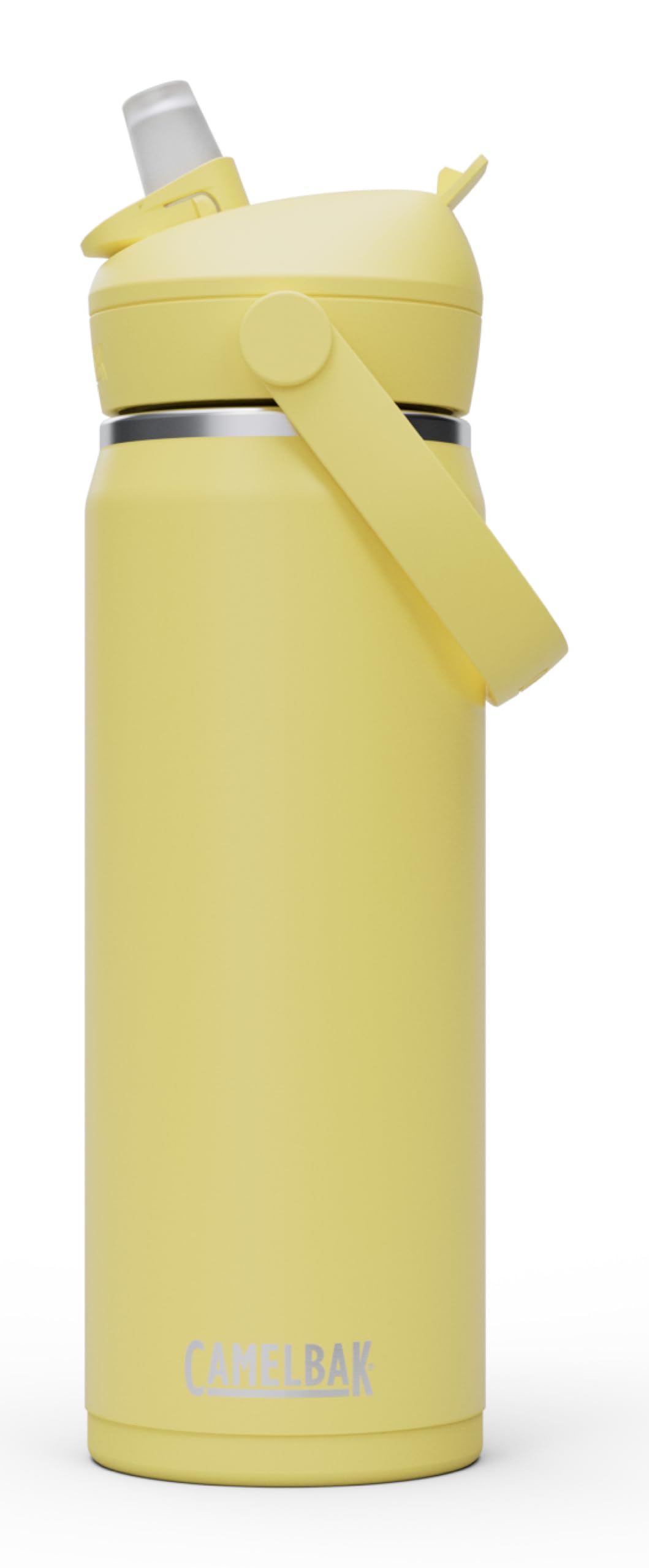 CamelBak Thrive Flip Straw Insulated Stainless Steel Water Bottle Yellow Bloom, 20oz